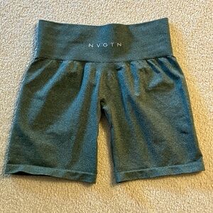 NVGTN green shorts seamless excellent condition